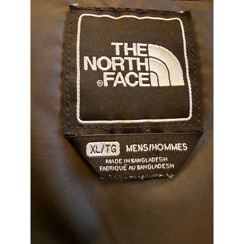 The North Face Nuptse 700 Down Puffer Jacket Men XL Neon yellow Black C759 retro - Picture 6 of 16